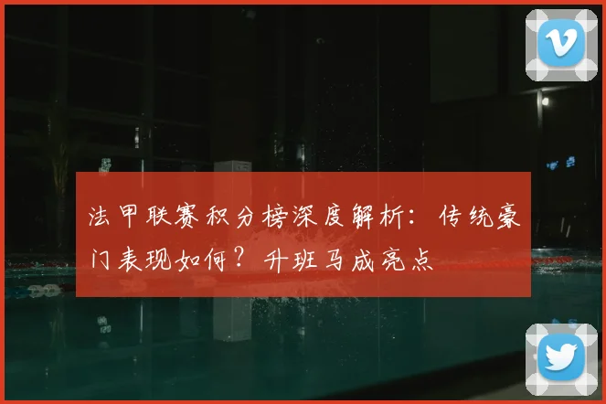 法甲联赛积分榜深度解析：传统豪门表现如何？升班马成亮点